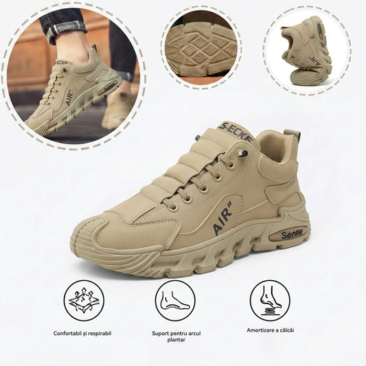 Pantofi ortopedici casual și comozi — realizați manual din piele bovină italiană cu susținere pentru bolta plantară