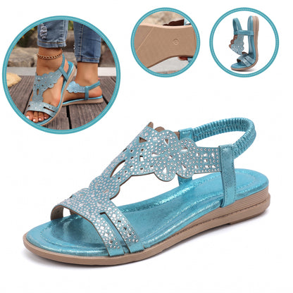 Sandale ortopedice ergonomice — cu suport pentru arcada plantară, care ajută la ameliorarea durerilor de picioare, la stabilizarea călcâiului și la reducerea instabilității la mers