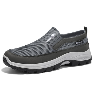Pantofi sport ortopedici cu plasă – cu susținere a arcului piciorului, pentru ameliorarea durerii; amortizare moale.