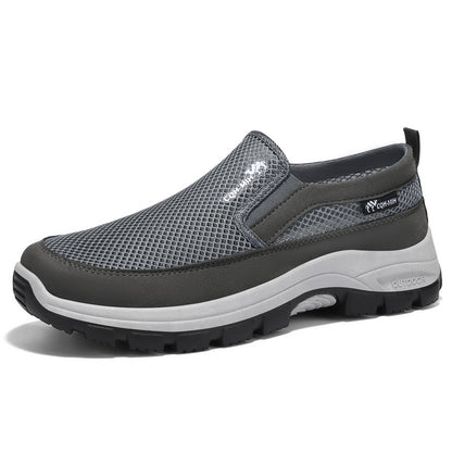 Pantofi sport ortopedici cu plasă – cu susținere a arcului piciorului, pentru ameliorarea durerii; amortizare moale.