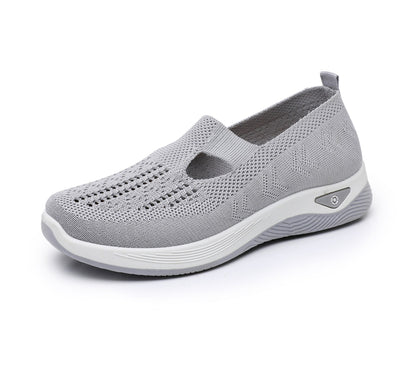 Pantofi sport ortopedici cu plasă — cu suport pentru arcada piciorului, pentru ameliorarea durerii; amortizare moale.