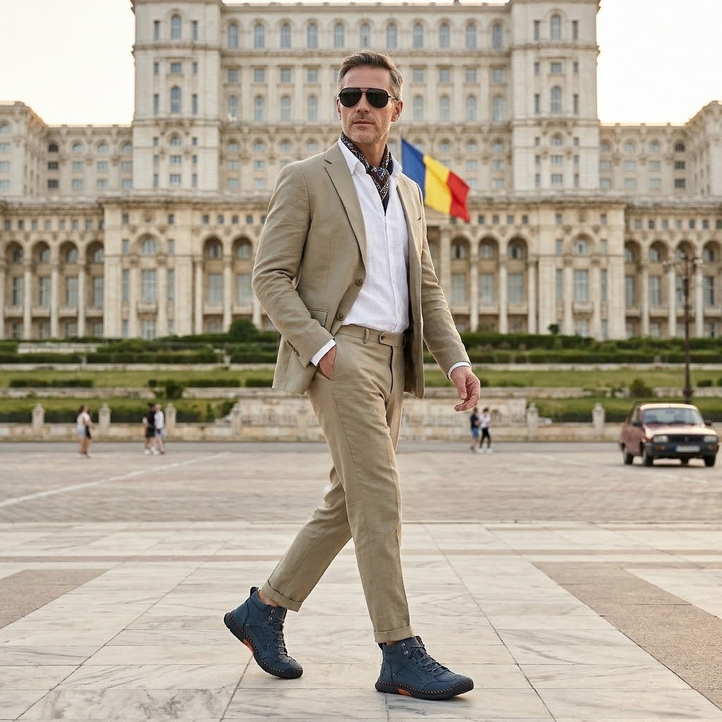 ⏰ Reducere de 50% — Doar astăzi! 🔥 | Încălțăminte ortopedică din piele naturală de înaltă calitate | Susținere a boltei plantare pentru a calma durerea și a ușura mersul | Unisex.