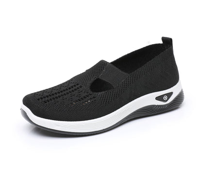 Pantofi sport ortopedici cu plasă — cu suport pentru arcada piciorului, pentru ameliorarea durerii; amortizare moale.