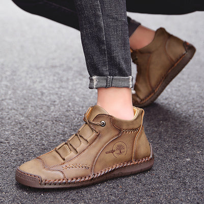 Pantofi ortopedici casual confortabili — din piele italiană de vită cu finisaj nubuc și susținere pentru bolta plantară