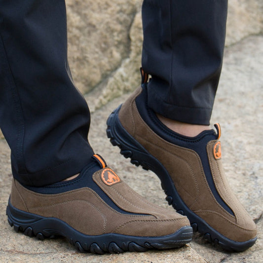 Pantofi ortopedici confortabili din piele de căprioară — cu suport pentru arcada plantară, pentru ameliorarea durerii