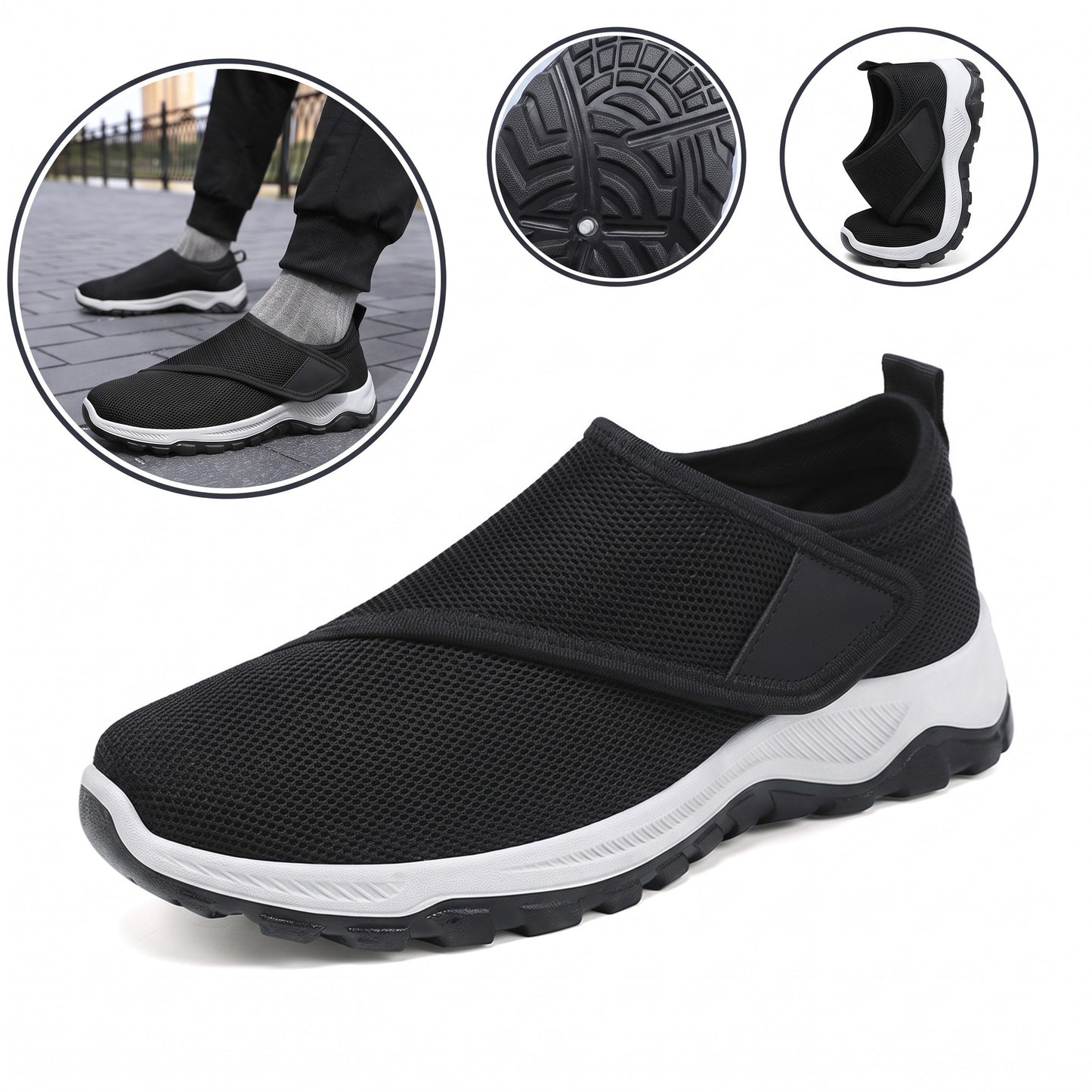 Adidași ergonomici cu ortoză — Susținere a arcului plantar pentru ameliorarea durerilor de picioare, stabilitate la nivelul călcâiului și reducerea solicitării articulațiilor