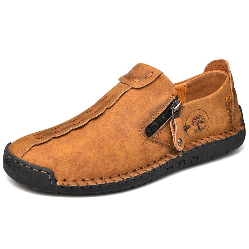 Pantofi ortopedici casual confortabili — din piele italiană de vită cu finisaj nubuc și susținere pentru bolta plantară