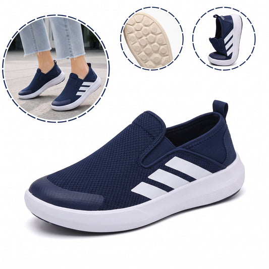 Adidași ergonomici cu ortoză — susținere a arcului plantar pentru ameliorarea durerilor de picioare, stabilizarea călcâiului și reducerea presiunii asupra articulațiilor.