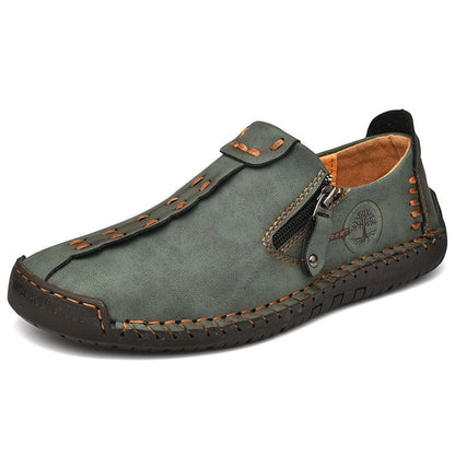 Pantofi ortopedici casual confortabili — din piele italiană de vită cu finisaj nubuc și susținere pentru bolta plantară