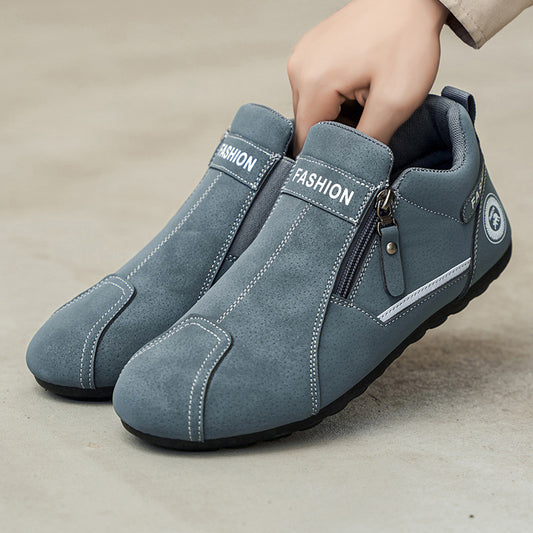 Încălțăminte ortopedică confortabilă — suport ergonomic pentru arcada piciorului, care ameliorează durerea, cu vârf larg care nu strânge piciorul.