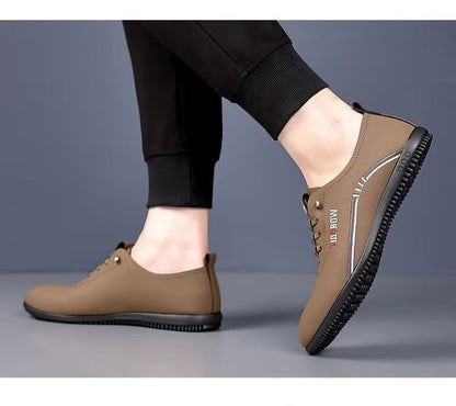 Pantofi ergonomici ortopedici din piele — Piele de vacă italiană de calitate superioară, cu suport pentru arcada plantară, pentru a ajuta la ameliorarea durerilor de picioare
