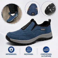 🔥Ofertă limitată în timp🔥 Pantofi ortopedici cu design nou, confecționați din piele întoarsă - moi și confortabili, impermeabili și antiderapanți - susțin arcada plantară - ameliorează durerea piciorului.