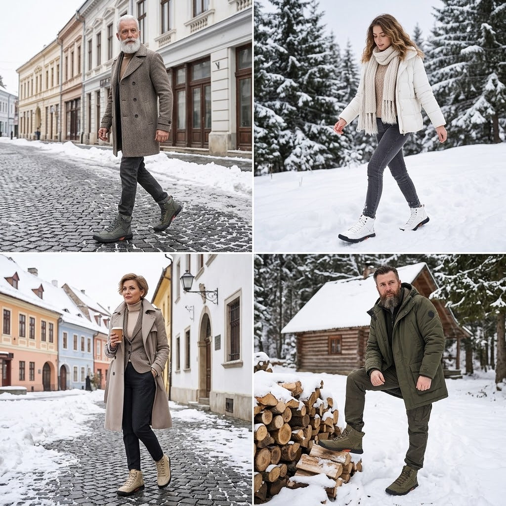⏰ Reducere de 50% — Doar astăzi! 🔥 | Încălțăminte ortopedică din piele naturală de înaltă calitate | Susținere a boltei plantare pentru a calma durerea și a ușura mersul | Unisex.