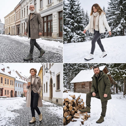 ⏰ Reducere de 50% — Doar astăzi! 🔥 | Încălțăminte ortopedică din piele naturală de înaltă calitate | Susținere a boltei plantare pentru a calma durerea și a ușura mersul | Unisex.