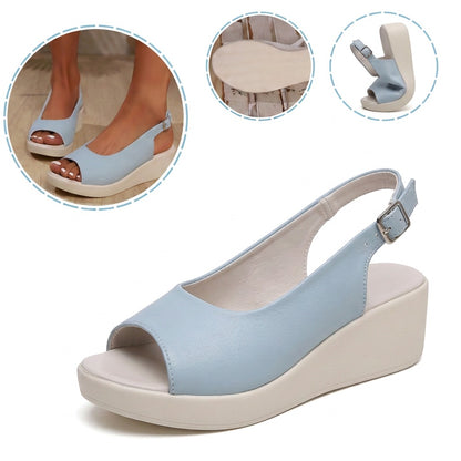 Sandale ortopedice ergonomice — cu suport pentru arcada plantară, care ajută la ameliorarea durerilor de picioare, la stabilizarea călcâiului și la reducerea instabilității la mers