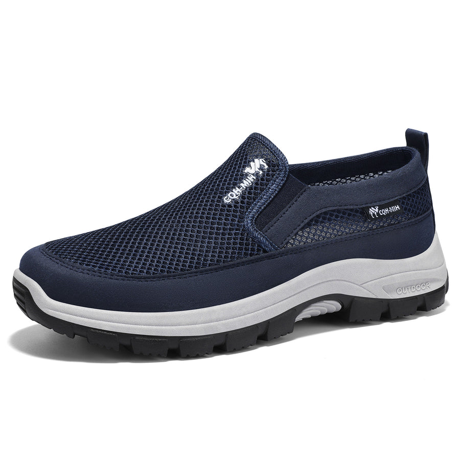 Pantofi sport ortopedici cu plasă – cu susținere a arcului piciorului, pentru ameliorarea durerii; amortizare moale.