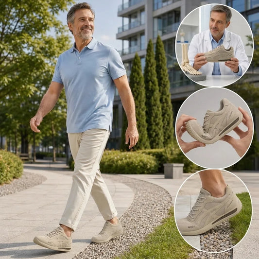 ⏰60% reducere – Nu rata ocazia! 🔥 Pantofi ortopedici cu design ergonomic, care oferă suport pentru arcul piciorului. ✅ Ameliorează eficient durerea și asigură un mers confortabil pe tot parcursul zilei!