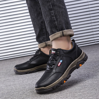 Pantofi ortopedici casual confortabili — lucrați manual din piele de vită italiană, cu susținere pentru bolta plantară