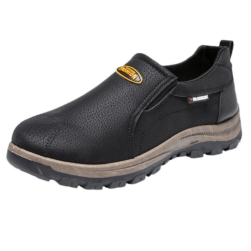 Pantofi ortopedici confortabili din piele de căprioară – moi și confortabili, cu o susținere excelentă – ameliorează durerile de picioare.