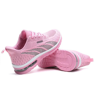 Pantofi sport ortopedici din plasă — cu susținere pentru bolta plantară și amortizare care protejează genunchii
