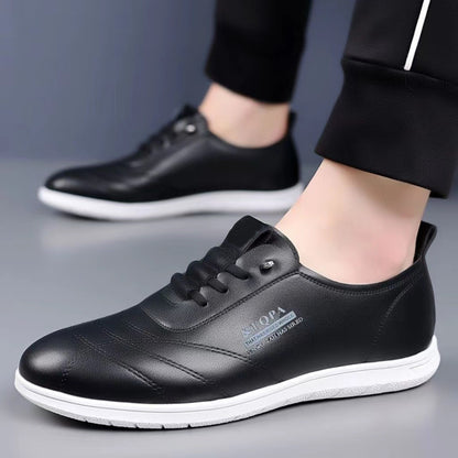 Pantofi ergonomici ortopedici din piele — piele de vacă italiană de calitate superioară, susținere a arcului plantar, stabilitate la nivelul călcâiului și ameliorarea durerilor de picioare