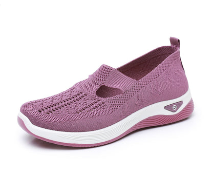 Pantofi sport ortopedici cu plasă — cu suport pentru arcada piciorului, pentru ameliorarea durerii; amortizare moale.