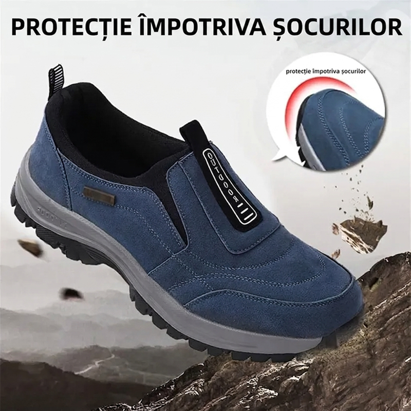 🔥Ofertă limitată în timp🔥 Pantofi ortopedici cu design nou, confecționați din piele întoarsă - moi și confortabili, impermeabili și antiderapanți - susțin arcada plantară - ameliorează durerea piciorului.