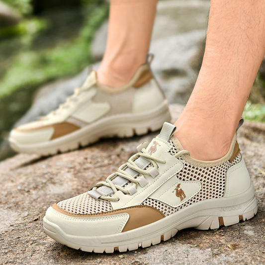 Adidași ergonomici cu ortoză — susținere a arcului plantar pentru ameliorarea durerilor de picioare, stabilizarea călcâiului și reducerea presiunii asupra articulațiilor.
