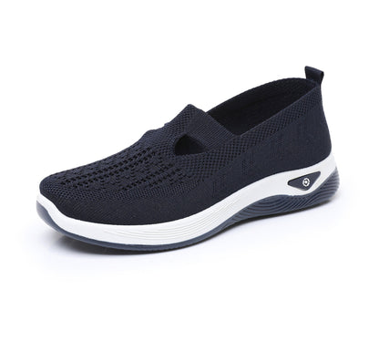 Pantofi sport ortopedici cu plasă — cu suport pentru arcada piciorului, pentru ameliorarea durerii; amortizare moale.