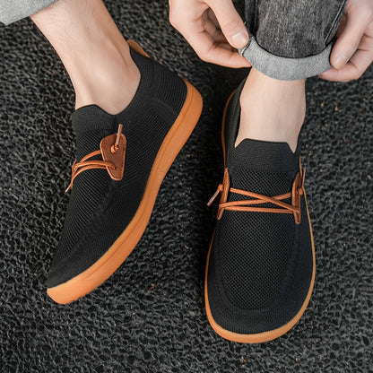 Pantofi sport ortopedici cu plasă – cu susținere a arcului plantar, pentru ameliorarea durerii; amortizare moale.