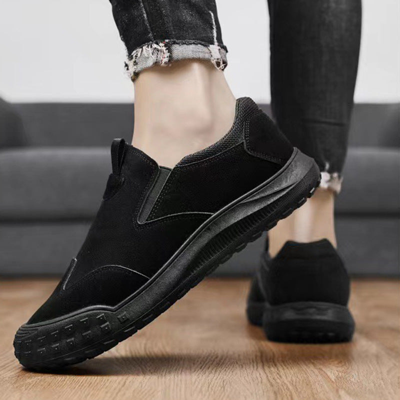 Pantofi ortopedici confortabili din piele de căprioară — cu suport pentru arcada plantară, care ameliorează durerea; recomandați de podologi!