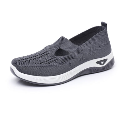 Pantofi sport ortopedici cu plasă — cu suport pentru arcada piciorului, pentru ameliorarea durerii; amortizare moale.