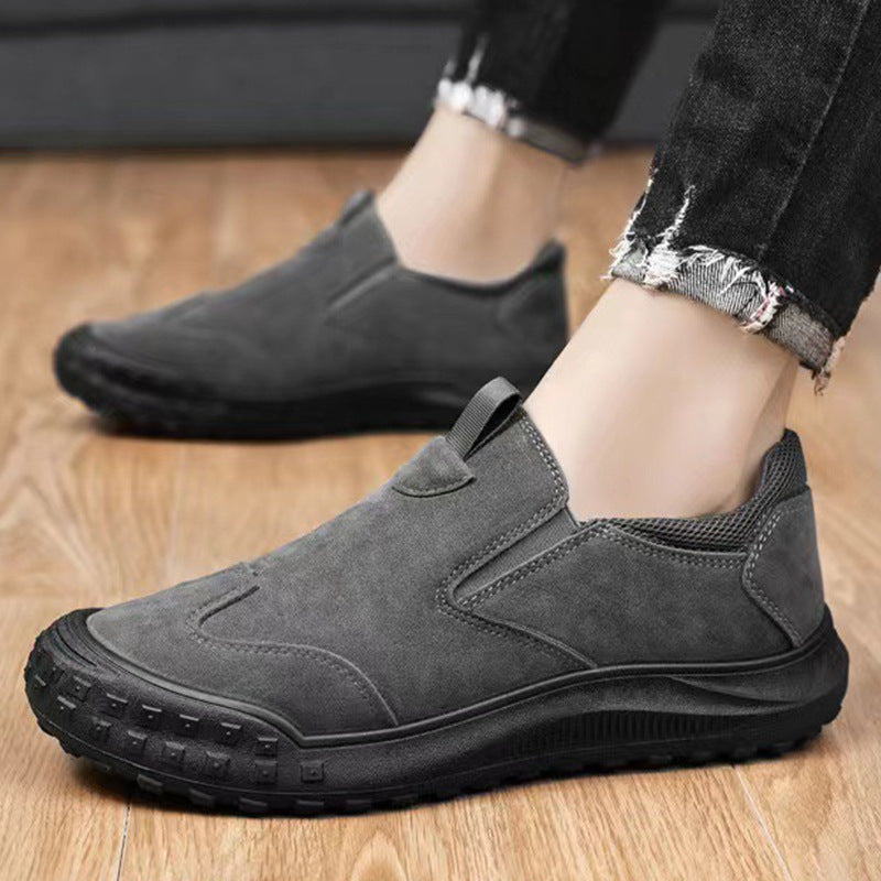 Pantofi ortopedici confortabili din piele de căprioară — cu suport pentru arcada plantară, care ameliorează durerea; recomandați de podologi!
