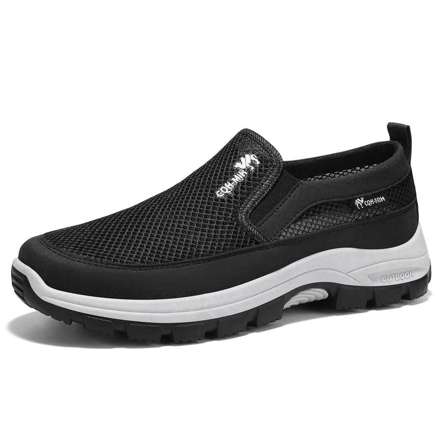Pantofi sport ortopedici cu plasă – cu susținere a arcului piciorului, pentru ameliorarea durerii; amortizare moale.