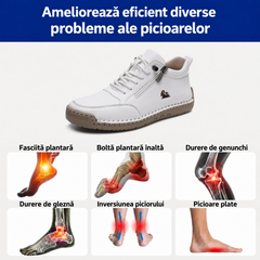 ⏰ Ofertă la jumătate de preț — Doar astăzi! 🔥 | Încălțăminte ortopedică din piele naturală premium | Susținere a boltei plantare pentru a calma durerea și a ușura mersul | Unisex.