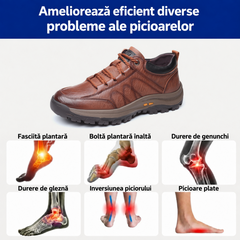 ⏰Ofertă pe timp limitat⏰ Confecționați din piele de vițel australiană 🐂 Susținere pentru picior: ameliorează durerile de picioare ✅ Impermeabili și antiderapanți; confortabili la mers.