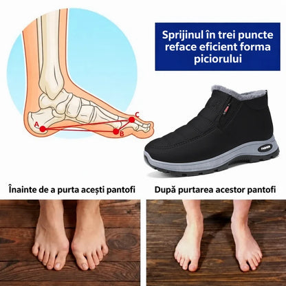 ⏰Oferta zilei: Reducere de 60% – Nu o rata! 🎉 Încălțăminte de iarnă ergonomică și ortopedică, ce ameliorează eficient durerile de picioare, genunchi și spate – potrivită atât pentru bărbați, cât și pentru femei.