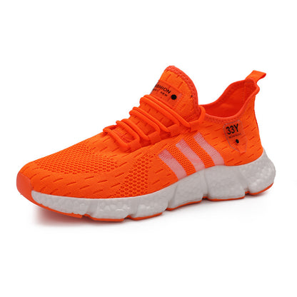 Pantofi sport ortopedici cu plasă – cu susținere pentru arcada piciorului, pentru ameliorarea durerii; amortizare moale.