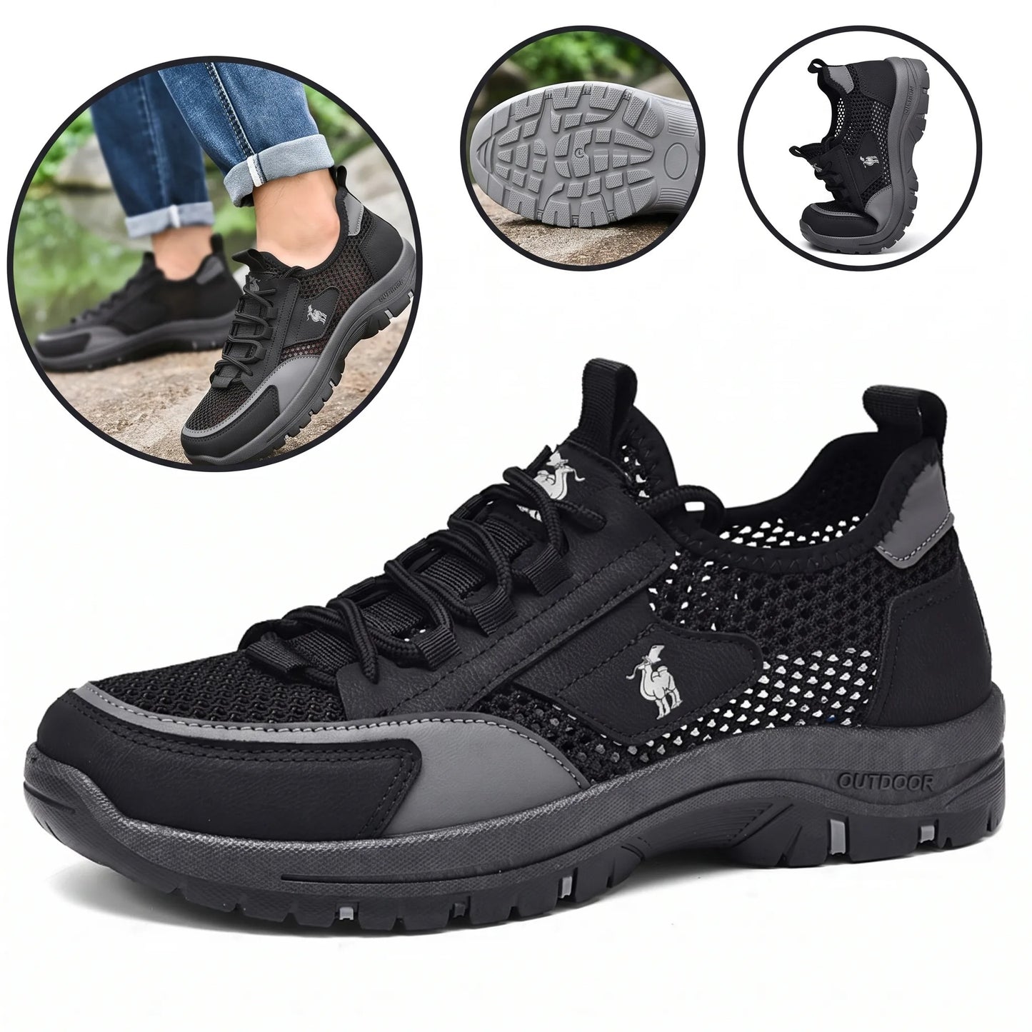 Adidași ergonomici cu ortoză — susținere a arcului plantar pentru ameliorarea durerilor de picioare, stabilizarea călcâiului și reducerea presiunii asupra articulațiilor.