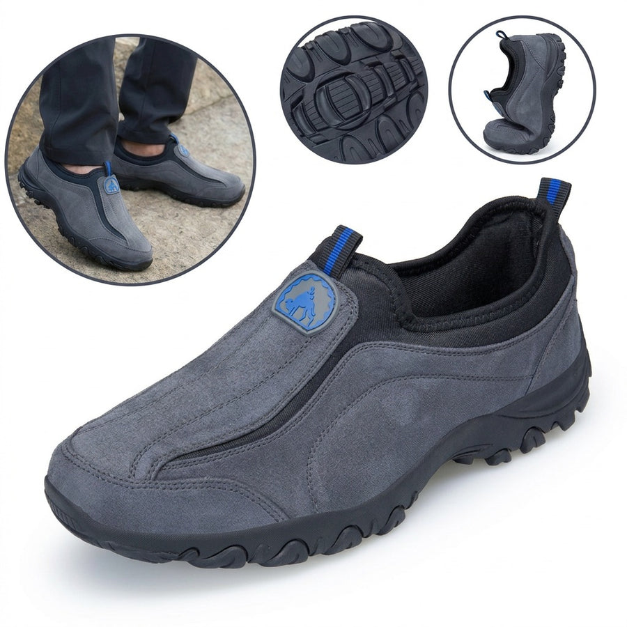 Pantofi ortopedici confortabili din piele de căprioară — cu suport pentru arcada plantară, pentru ameliorarea durerii